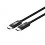 Conceptronic ETTA03B12 USB-C-USB-C PD 3.1 240 W rýchlonabíjací kábel 1,2 m, 48 V 5 A, 480 Mbit/s, E-Mark