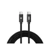 Conceptronic ETTA03B20 USB-C-USB-C PD 3.1 240 W rýchlonabíjací kábel, 2 m, 48 V/5 A, 480 Mbit/s, E-Mark