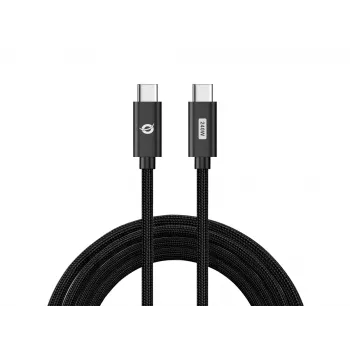 Conceptronic ETTA03B20 USB-C-USB-C PD 3.1 240 W rýchlonabíjací kábel, 2 m, 48 V/5 A, 480 Mbit/s, E-Mark