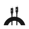 Conceptronic ETTA04B12 USB 4.0 Gen 3 C-C PD 3.1 240W kábel 1,2 m, 48 V 5 A, 40 Gbit/s, E-Mark
