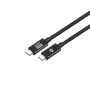 Conceptronic ETTA04B20 USB 4.0 Gen 3 C-C PD 3.1 240W kábel 2M, 48V 5A, 40Gbps, E-Mark