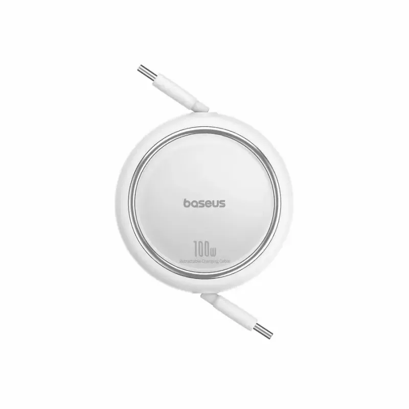USB kábel Baseus Free2Pull 1m USB C biely