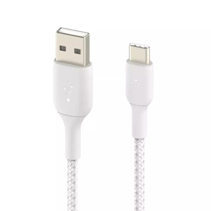 USB kábel Belkin CAB002BT3MWH 3 m USB A USB C biely