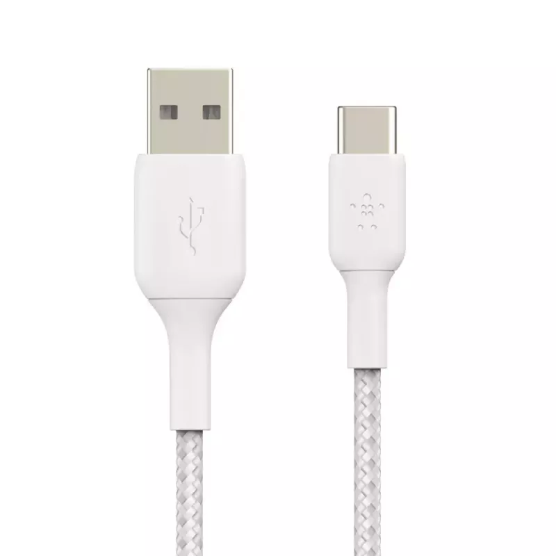 USB kábel Belkin CAB002BT3MWH 3 m USB A USB C biely