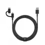 USB kábel Native Union BELT-ULC-CS-BLK-NP 2m USB-A na USB-C/Micro-USB-A/Lightning čierny