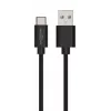USB kábel Ansmann 1700-0130 1 m USB-A USB-C čierny