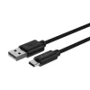 USB kábel Ansmann 1700-0130 1 m USB-A USB-C čierny