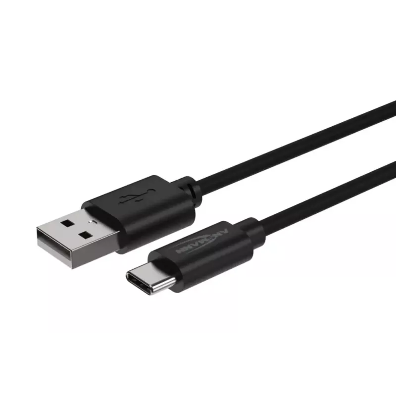 USB kábel Ansmann 1700-0130 1 m USB-A USB-C čierny