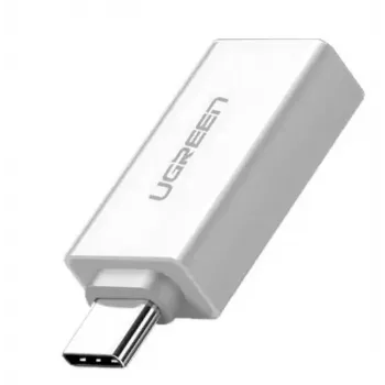 Ugreen 30155 káblový adaptér USB-A USB-C biely