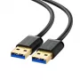 Ugreen 10370 USB kábel USB 3.2 Gen 1 (3.1 Gen 1) 1 m USB A čierny