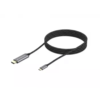 Conceptronic USB-C na HDMI kábel, konektor samec na konektor samec, 4K 60 Hz, 2 m, USB Type-C, HDMI, konektor samec, konektor samec, rovný