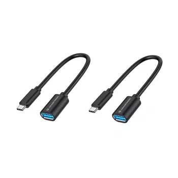 Conceptronic ABBY11B USB-C na USB-A OTG adaptér, balenie 2 ks, 20 cm