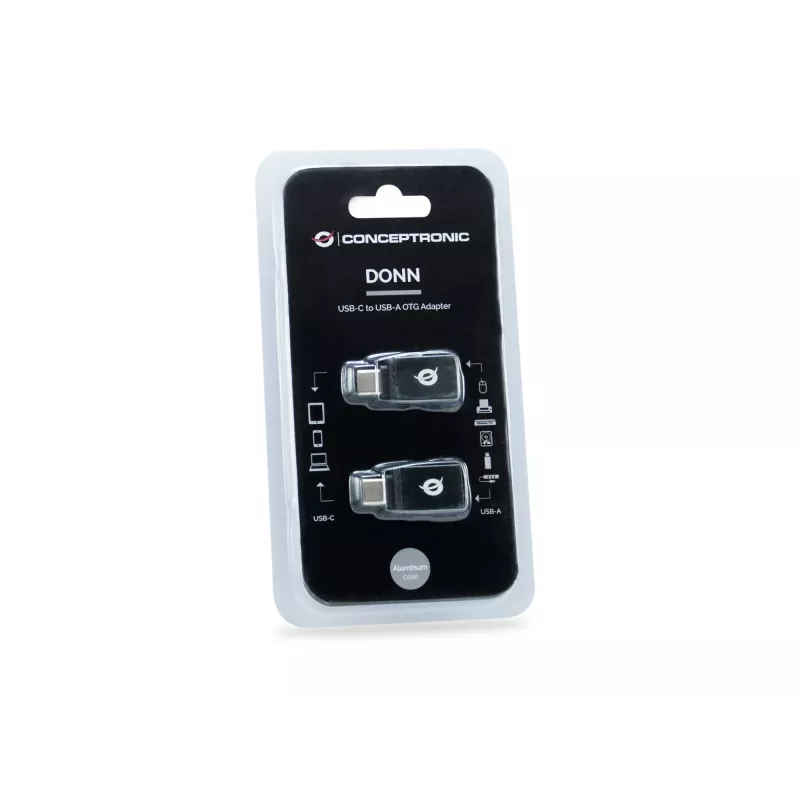 USB-C na USB-A OTG adaptér balenie 2 ks Conceptronic DONN03G