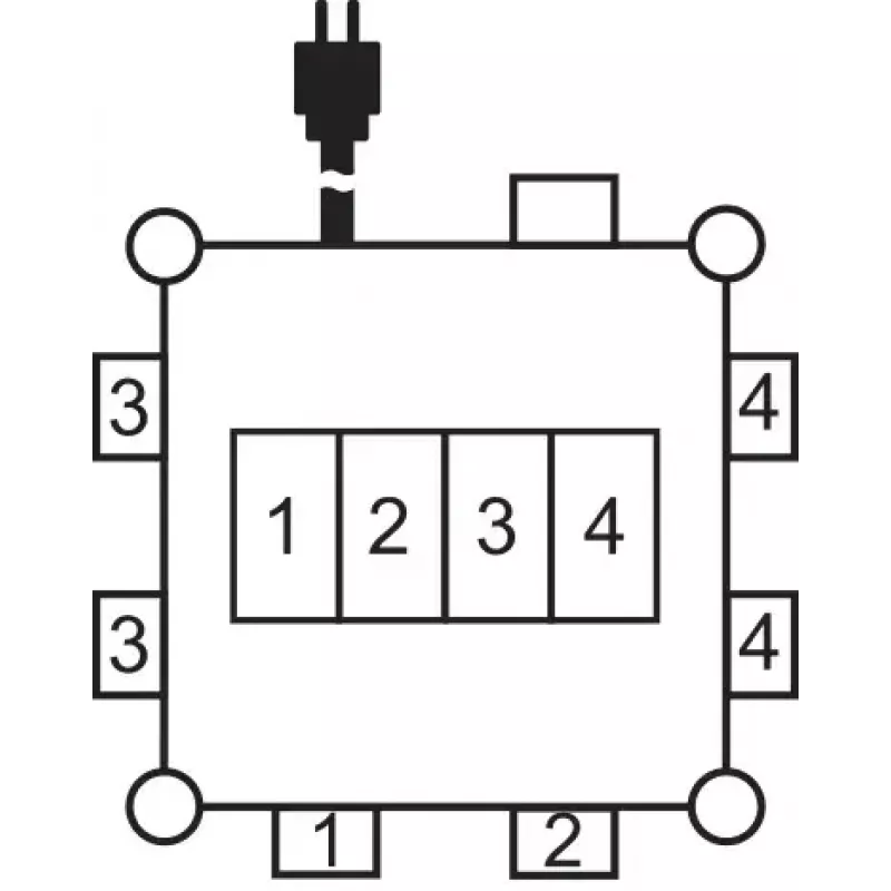 Predlžovací kábel Brennenstuhl 1153690400