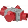 Adaptér sieťovej zástrčky Brennenstuhl 1081640 400V 16A sivý červený