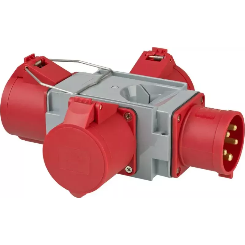 Adaptér sieťovej zástrčky Brennenstuhl 1081670 400V 32A sivý červený
