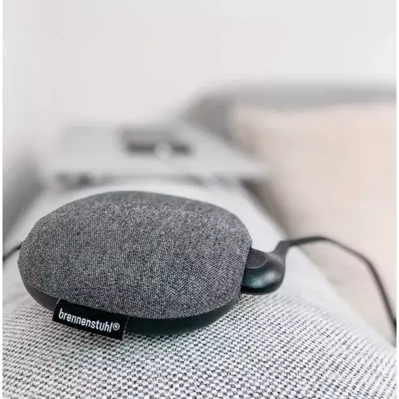 Brennenstuhl estilo nabíjacia stanica s textilným povrchom, 3 m, 1 zásuvka + 2 USB, antracitová/čierna