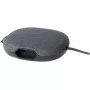 Brennenstuhl estilo nabíjacia stanica s textilným povrchom, 3 m, 1 zásuvka + 2 USB, antracitová/čierna