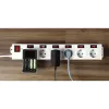 Hama 00137239 Socket Line 6-zásuvkový predlžovací prívod, jednotlivo spínateľné zásuvky, biely
