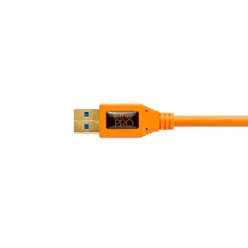 USB kábel Tether Tools CU61RT15-ORG 4,6 m USB 3.2 Gen 1 Micro-USB B oranžová