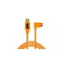 USB kábel Tether Tools CU61RT15-ORG 4,6 m USB 3.2 Gen 1 Micro-USB B oranžová