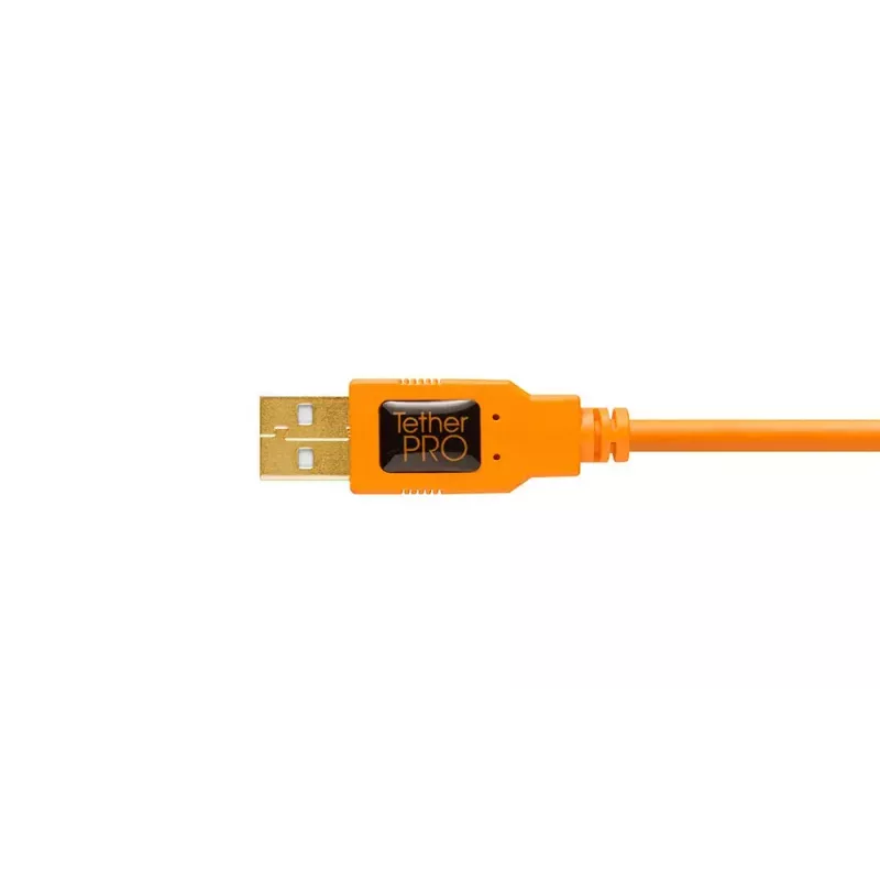 USB kábel Tether Tools CU5430ORG 4,6m USB A na Micro-USB B oranžový