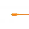USB kábel Tether Tools CU5430ORG 4,6m USB A na Micro-USB B oranžový