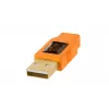 USB kábel Tether Tools CU5430ORG 4,6m USB A na Micro-USB B oranžový