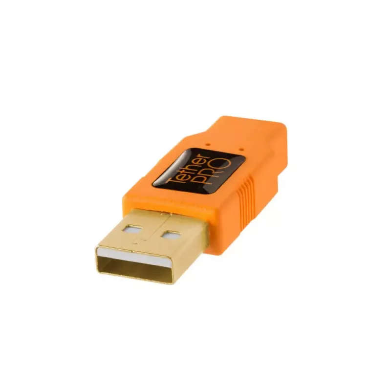 USB kábel Tether Tools CU5430ORG 4,6m USB A na Micro-USB B oranžový