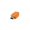 USB kábel Tether Tools CUC2415-ORG 4,6m USB 2.0 USB C Mini-USB B oranžový