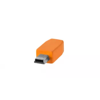 USB kábel Tether Tools CUC2415-ORG 4,6m USB 2.0 USB C Mini-USB B oranžová