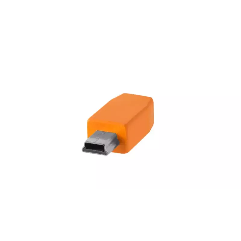 USB kábel Tether Tools CUC2415-ORG 4,6m USB 2.0 USB C Mini-USB B oranžový