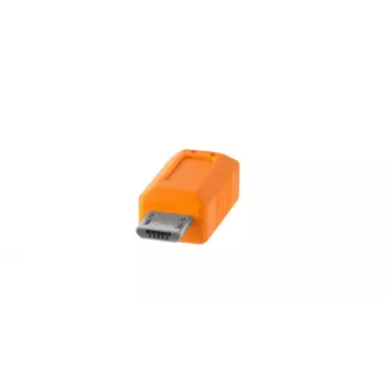 USB kábel Tether Tools CUC2515-ORG 4,6 m USB-C Micro-USB B oranžová