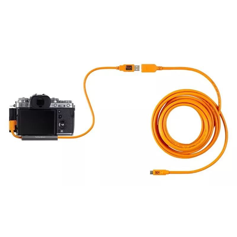 USB kábel Tether Tools CUCRT02-ORG 0,5m USB 3.2 Gen 1 oranžový