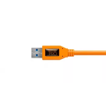 USB kábel Tether Tools CU3017 5m USB 3.2 Gen 1 oranžová