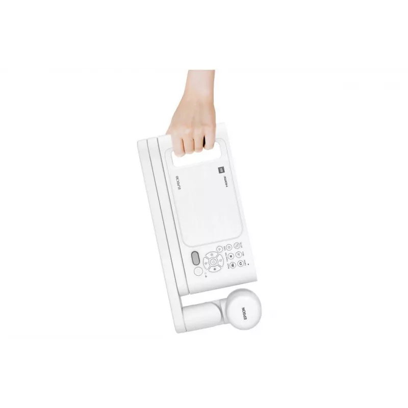 Epson ELPDC30 V12HB09080 dokumentová kamera, 4K UHD (3840 x 2160), 13 MP, 23x digitálny / 10x optický zoom, CMOS, HDMI/USB/Wi-Fi, biela