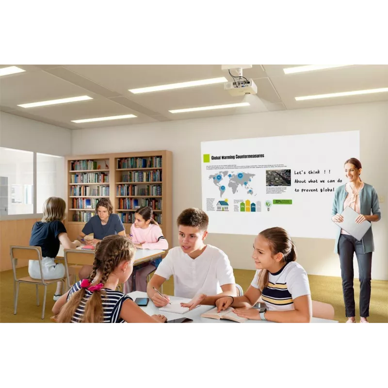 Epson ELPDC30 V12HB09080 dokumentová kamera, 4K UHD (3840 x 2160), 13 MP, 23x digitálny / 10x optický zoom, CMOS, HDMI/USB/Wi-Fi, biela