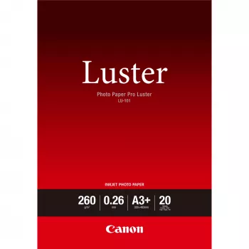 Fotopapier, Canon, LU-101 Luster Photo Paper Pro A3 Plus – 20 listov