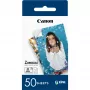 Canon ZINK™ 2“x3” fotopapier x50 listov, 5x7,6 cm, 2x3 palcov, biela, 50 listov