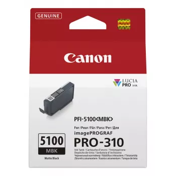 Canon PFI-5100 MBK atramentová kazeta 1 ks originálna matná čierna
