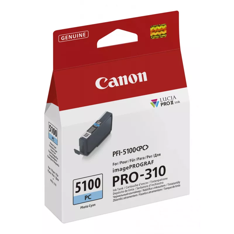 Canon PFI-5100 PC atramentová kazeta 1 ks originálna photo cyan