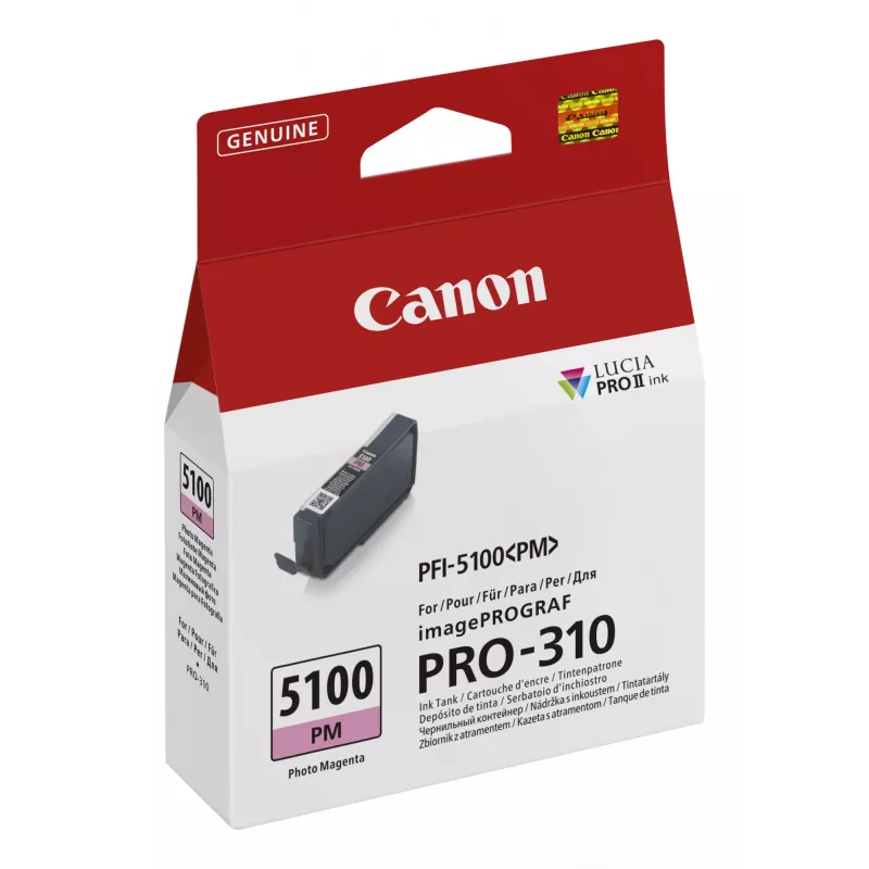 Canon PFI-5100 PM atramentová kazeta 1 ks originálna photo purpurová