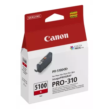 Canon PFI-5100 R atramentová kazeta 1 ks originálna červená