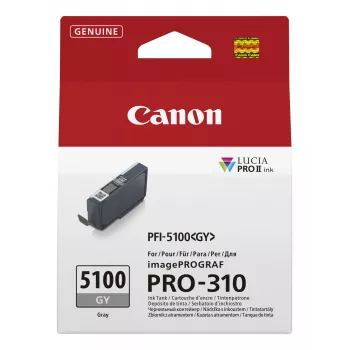 Canon PFI-5100 GY atramentová kazeta 1 ks originálna sivá