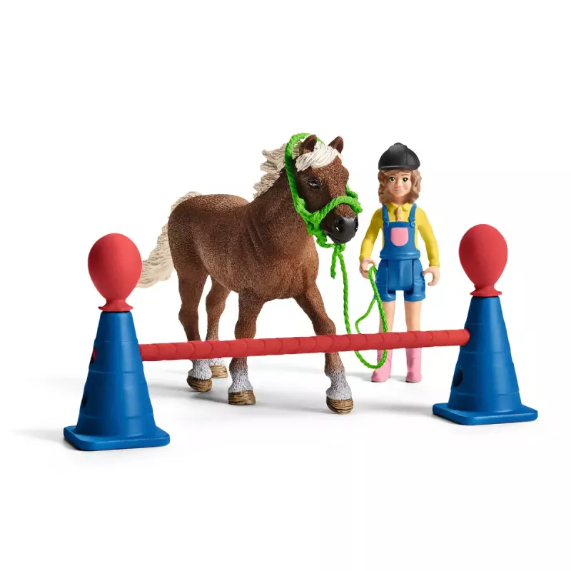 Pony agility tréning Schleich 42481 viacfarebné plast 3-8 rokov