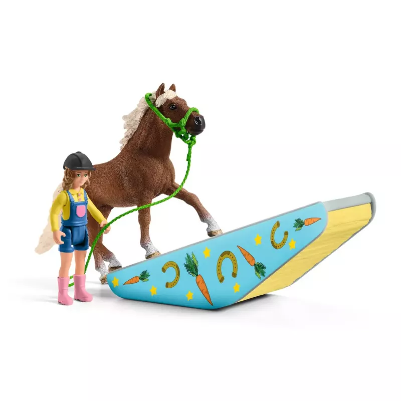 Pony agility tréning Schleich 42481 viacfarebné plast 3-8 rokov