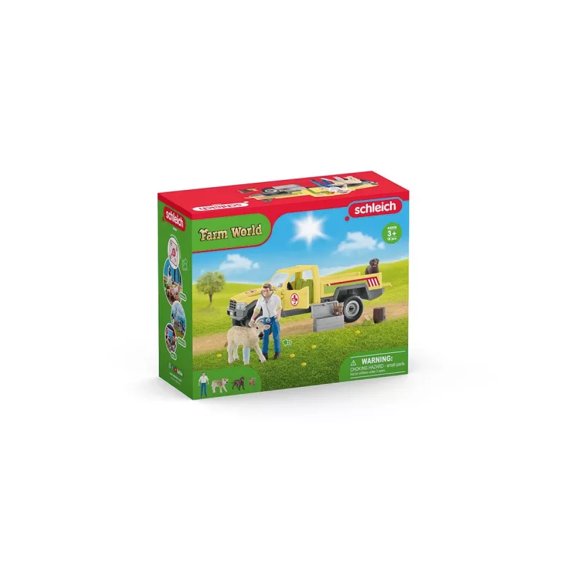 Návšteva veterinára na farme Schleich FARM WORLD 42503