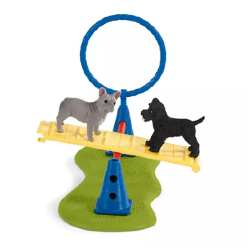 schleich Farm Life Agility tréning pre šteniatka, Farm World, 3 roky, viacfarebné