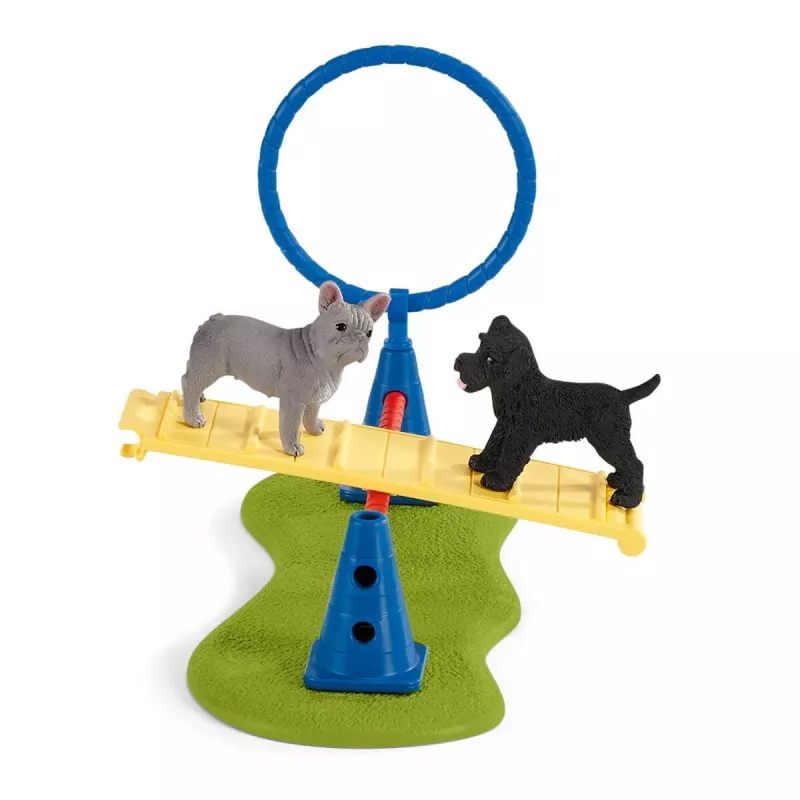 schleich Farm Life Agility tréning pre šteniatka, Farm World, 3 roky, viacfarebné