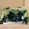 schleich ELDRADOR CREATURES Tieňový vlk čierna fialová 42554